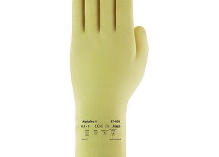 GUANTI ANSELL MOD. ALPHATEC IN LATTICE COLORE NATURALE TG10