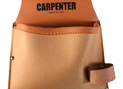 BORSA PER CARPENTIERE CARPENTER SIMILPELLE ART.457 1 TASCA C/PORTAMART.