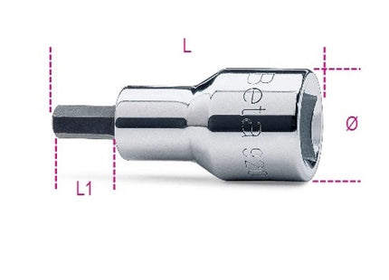 BETA   920PE CHIAVE A BUSSOLA A MANO 1/2" MASCHIO ESAGONALE MM 5L