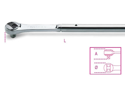 BETA   929/55 CRICCHETTO REVERSIBILE 72 DENTI DA 1"