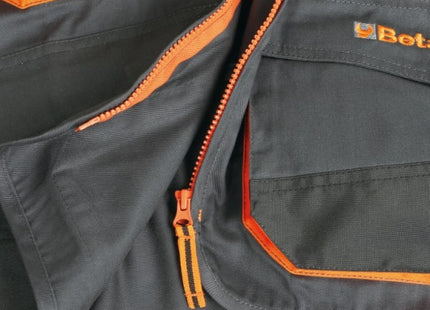 BETA  7907G GILET DA LAVORO MULTITASCHE COLORE GRIGIO TG.XXL