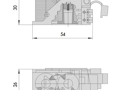 CISA GRUPPO BOBINA 24V PER SERRATURE SX