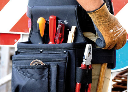 COFRA BORSELLO PER CARPENTIERI MIES IN NYLON COLORE NERO