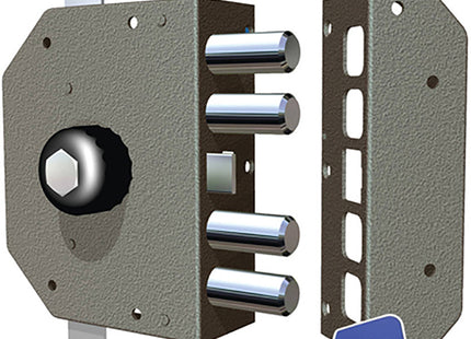 CR SERRATURA A POMPA POMOLO TRIPLICE CON SCROCCO ENTRATA MM60 SX