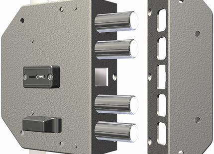 CR SERRATURA APPLICARE DOPPIA MAPPA TRIPLICE CON SCROCCO ENTRATA MM60 DX