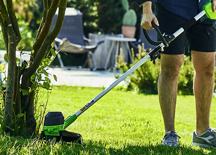 GREENWORKS DECESPUGLIATORE G40LT 40V SENZA CARICABATTERIA E BATTERIA*