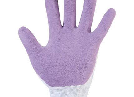 GUANTI MOD. GARDEN/1 PER GIARDINAGGIO IN NYLON COLORE LILLA TG M