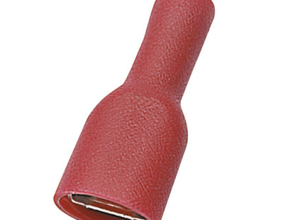 ELEMATIC INNESTI FEMMINA TOTALMENTE ISOLATI MMQ.0,25-1,5 ROSSO PZ100