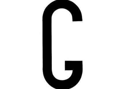 LAMPA CARATTERI ALFABETICI ADESIVI PER TARGHE MM35X80 LETTERA G