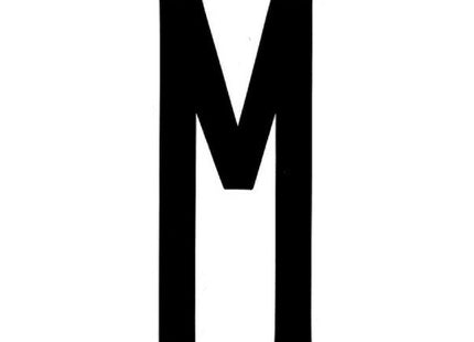 LAMPA CARATTERI ALFABETICI ADESIVI PER TARGHE MM35X80 LETTERA M