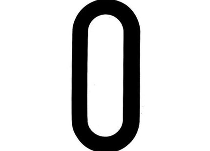 LAMPA CARATTERI ALFABETICI ADESIVI PER TARGHE MM35X80 LETTERA O