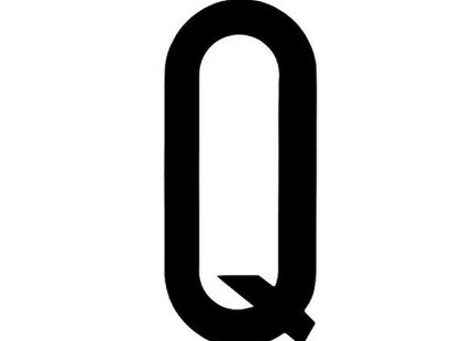 LAMPA CARATTERI ALFABETICI ADESIVI PER TARGHE MM35X80 LETTERA Q