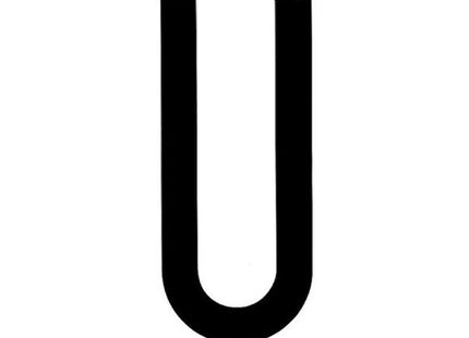 LAMPA CARATTERI ALFABETICI ADESIVI PER TARGHE MM35X80 LETTERA U