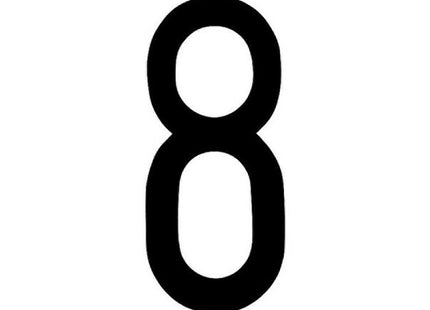 LAMPA CARATTERI NUMERICI ADESIVI PER TARGHE MM35X80 NUMERO 8