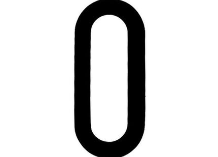 LAMPA CARATTERI NUMERICI ADESIVI PER TARGHE MM35X80 NUMERO 6