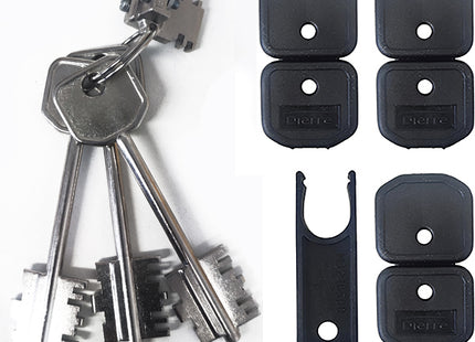 DIERRE BLOCCHETTO SERRATURE DOPPIA MAPPA A CHIAVE CORTA MM. 92 BLO3110