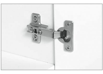 METAL STYLE CERNIERA QS MINI 105° D.26MM PER ANTE IN LEGNO COLLO  8*