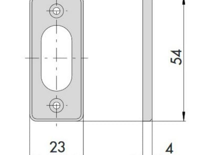 CISA BORCHIA IN NYLON NERO PER CILINDRI OVALI