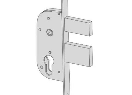 CISA SERRATURA DA INFILARE SENZA CILINDRO ENTRATA MM30 AMBIDESTRA*