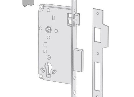 CISA SERRATURA INFILARE A CILINDRO ENTRATA MM50 AMBIDESTRA