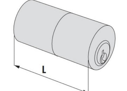 CISA CILINDRO DA APPLICARE C2000 LUNGHEZZA MM105