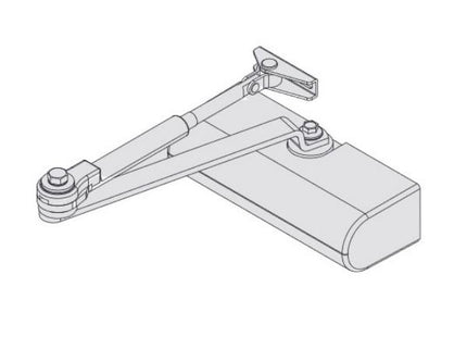 CISA CHIUDIPORTA AEREO SMART PLUS CON ARRESTO COLORE TESTA DI MORO
