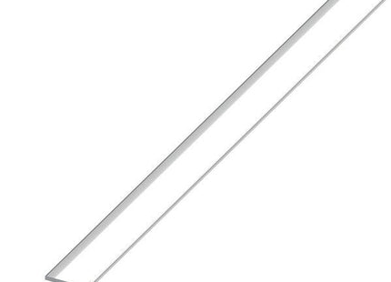 ALFER BARRA PIATTA ALLUMINIO ANODIZZATO OTTICA CROMATA MM15X2 MT1