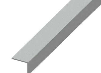 ALFER ANGOLARE LATI DISUGUALI ALLUMINIO EFFETTO INOX MM20X10X1 MT1
