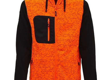 U-POWER FELPA CON CAPPUCCIO RAINBOW COLORE ORANGE FLUO TG.M