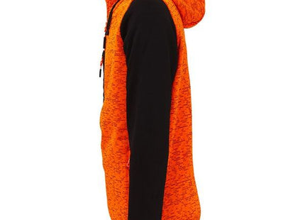 U-POWER FELPA CON CAPPUCCIO RAINBOW COLORE ORANGE FLUO TG.M