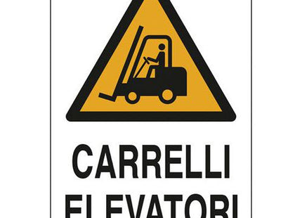 SEGNALE CARRELLI ELEVATORI IN ALLUMINIO MM700X500