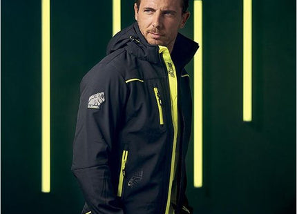 U-POWER GIACCA TECNICA IN SOFTSHELL SPACE COLORE BLACK CARBON TG.S