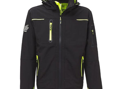 U-POWER GIACCA TECNICA IN SOFTSHELL SPACE COLORE BLACK CARBON TG.S