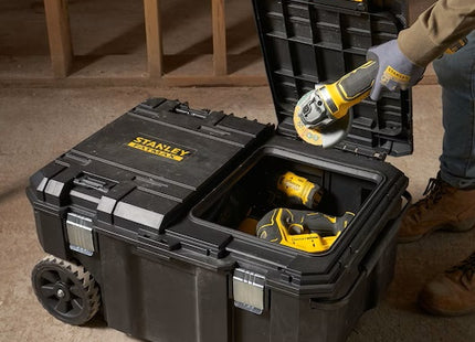 STANLEY VASCA PORTA ATTREZZI CON RUOTE PRO-STAK FATMAX 113 LITRI