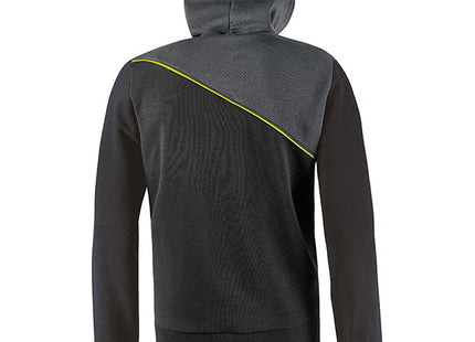 U-POWER FELPA CON CAPPUCCIO JUPITER COLORE BLACK CARBON TG.S