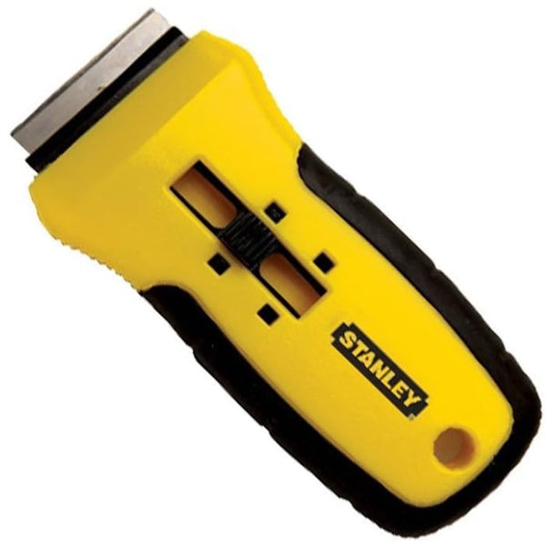 STANLEY RASCHIETTO PER VETRO IMPUGNATURA MORBIDA CON 5 LAME DI RICAMBIO