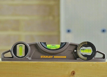 STANLEY LIVELLA MAGNETICA TORPEDO FATMAX IN ALLUMINIO 3 BOLLE CM25