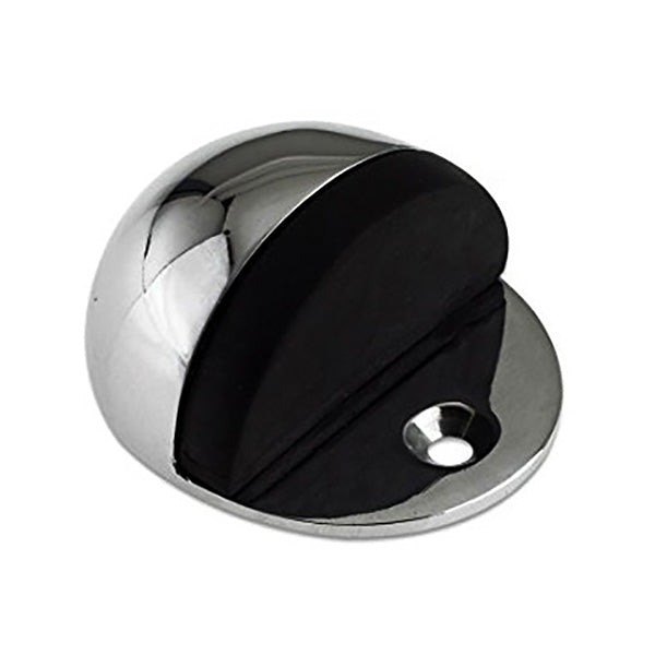 CAL FERMAPORTA A CHIOCCIOLA IN OTTONE CROMATO LUCIDO