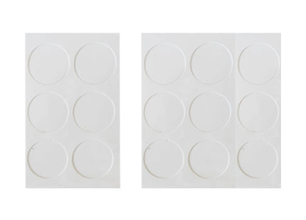 MARGOM COPRIFORO ADESIVO TONDO D.MM20 BIANCO BLISTER DA PZ15