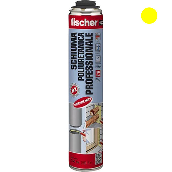 FISCHER SCHIUMA POLIURETANICA PROFESSIONALE PER PISTOLA PUP 750 ML750