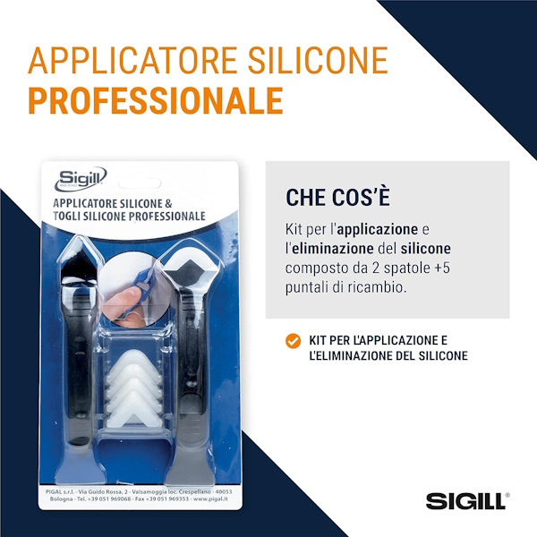 PIGAL SIGILL KIT PER APPLICAZIONE E RIMOZIONE SILICONE IN BLISTER