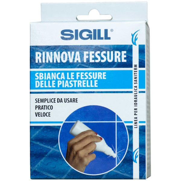 PIGAL SIGILL SANITERM RINNOVA FESSURE PIASTRELLE ML125 BIANCO