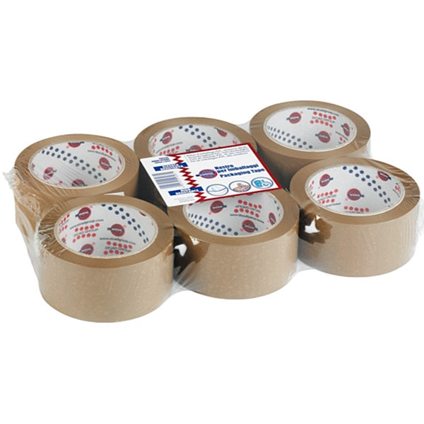 EUROCEL NASTRO ADESIVO IMBALLAGGIO AVANA MM50X66MT ART. PVC330 PZ6