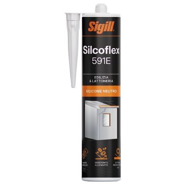 PIGAL SIGILL SILCOFLEX 591E SIGILLANTE NEUTRO TRASPARENTE ML280