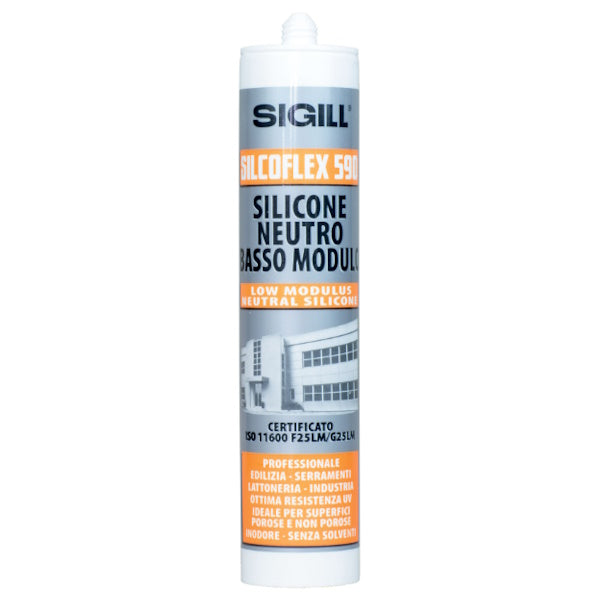 PIGAL SIGILL SILCOFLEX 590 SILICONE NEUTRO ALLUMINIO ML300