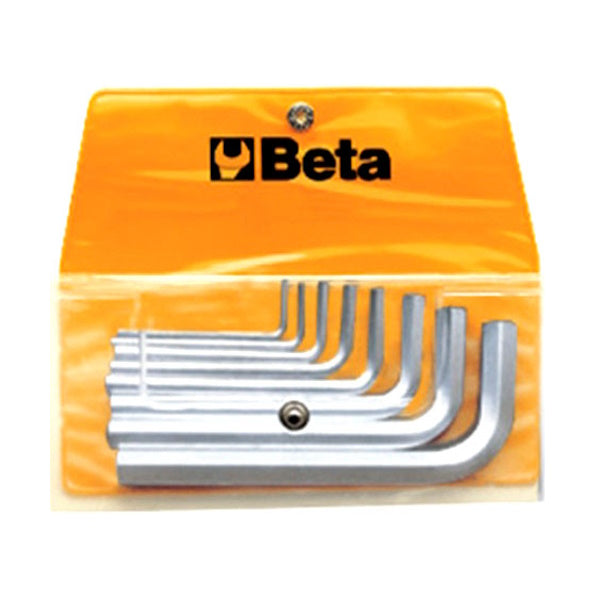 BETA    96/B10 SERIE 10 CHIAVI MASCHIO ESAGONALI PIEGATE CROMATE