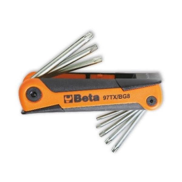 BETA    97TX/BG8 SERIE 8 CHIAVI MASCHIO PIEGATE TORX