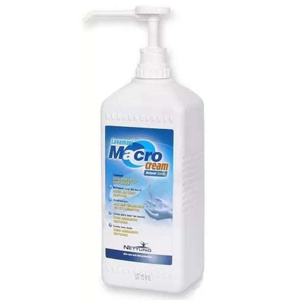 NETTUNO CREMA LAVAMANI MACROCREAM FLACONE CON DOSATORE ML1000