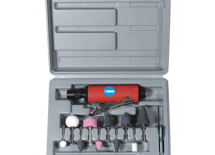 FERVI SMERIGLIATRICE PNEUMATICA DIRITTA CON SET MOLETTE ABRASIVE