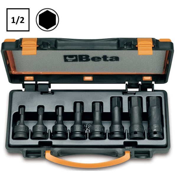 BETA   720ME/C8 SERIE 8 CHIAVI BUSSOLA MACCHINA MASCHIO ESAGONALE 1/2"